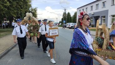 Gmina Ostrówek była gospodarzem niedzielnych Dożynek Powiatu Wieluńskiego